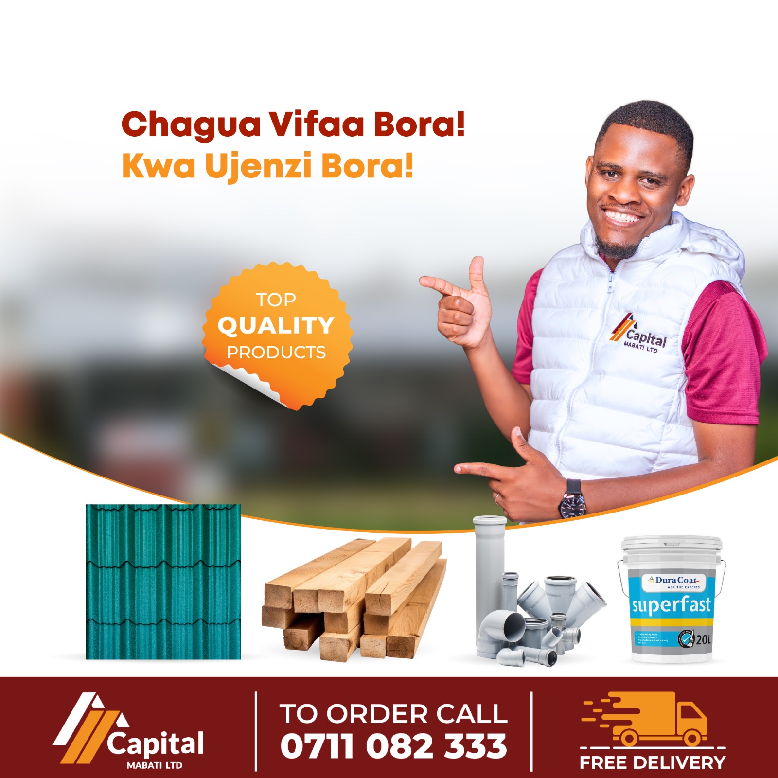 CAPITAL MABATI PRESENTS: BUILD SMARTER WITH QUALITY BUILDING MATERIALS
