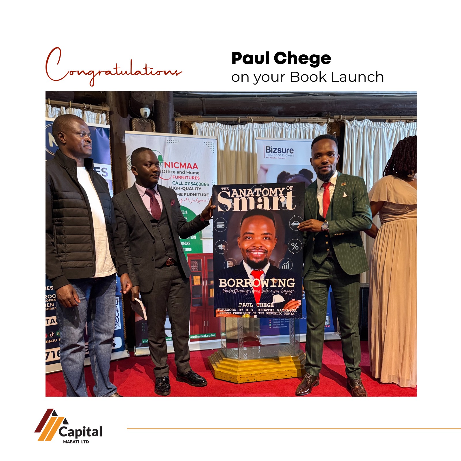 Congratulations to Our Ambassador Paul Chege on His Book Launch