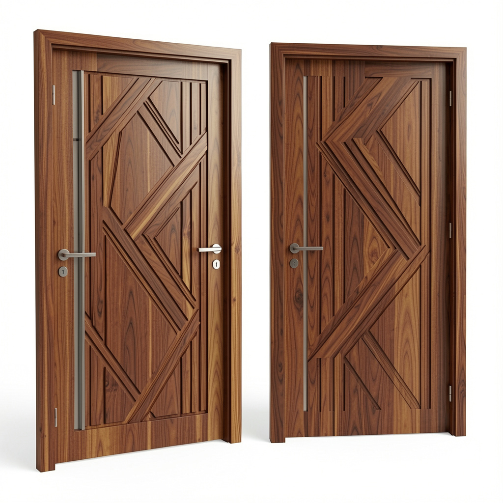3d Patterned Modern Mahogany